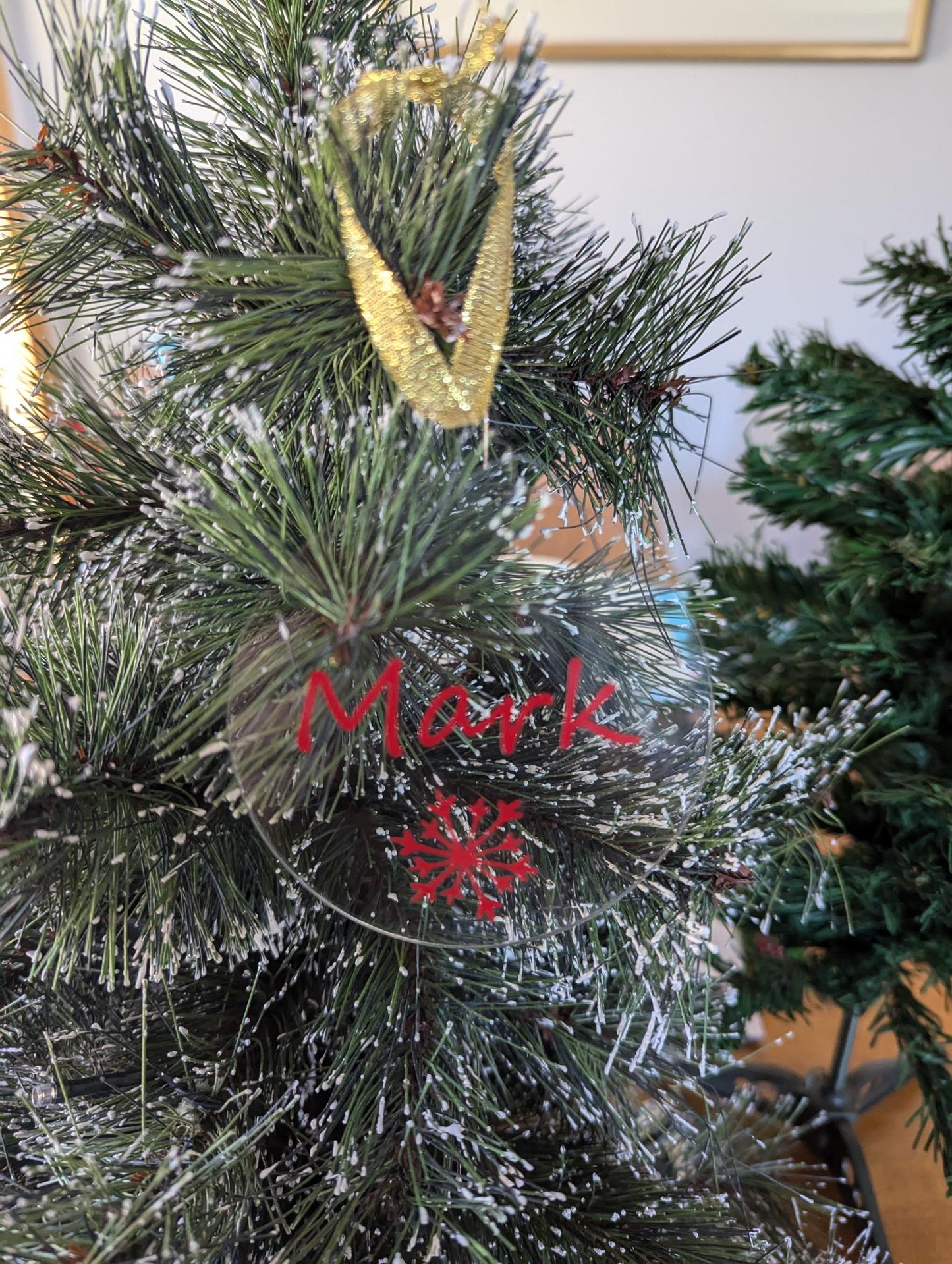 Customised Round Christmas Ornament