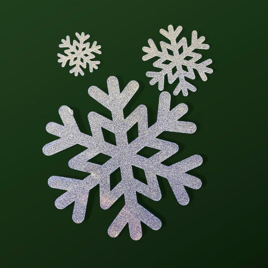 Removable Window Decals - Snowflakes