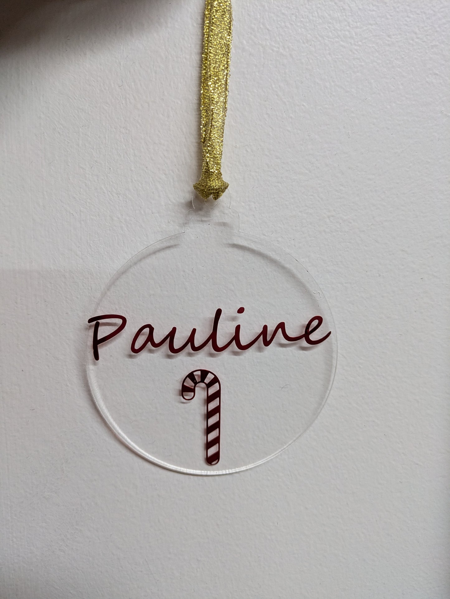 Customised Round Christmas Ornament